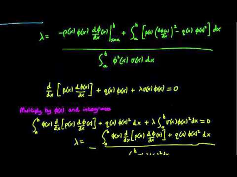 5.6 Rayleigh quotient derivation
