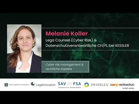 Cyber Risk Management & rechtliche Aspekte - Melanie Koller - LegalInnovation 2020
