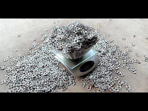 Melting Pop Tabs - Massive Aluminum Tab Melt - Melting Pop Tabs at Home - The Growing Stack