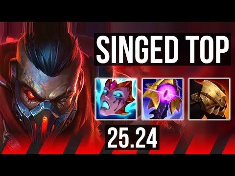 SINGED vs ZAAHEN (TOP) | 14/1/20, 45K damage | EUW Master | 25.24