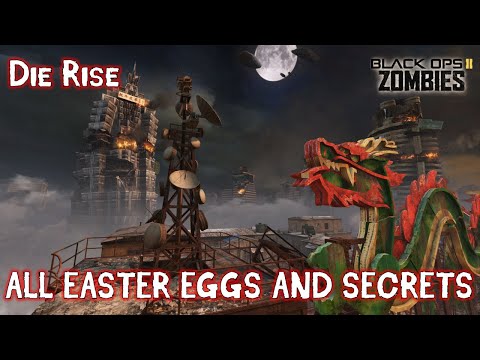 DIE RISE ZOMBIES Gameplay - Black Ops 2 Revolution Map Pack