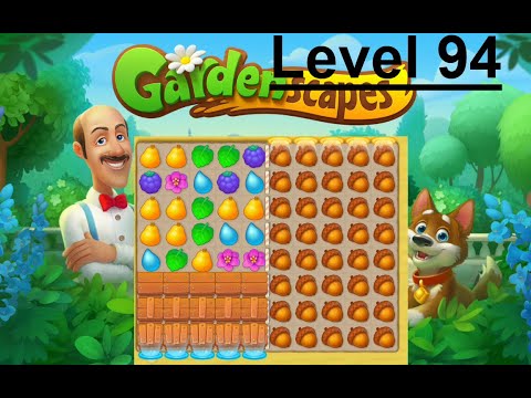 Gardenscapes Level 94 - [2020] [No Boosters] solution of Level 94 on Gardenscapes [super hard level]