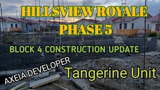 HILLSVIEW ROYALE PHASE 5,/TIMALAN BALSAHAN/BLOCK 4 ON GOING CONSTRUCTION