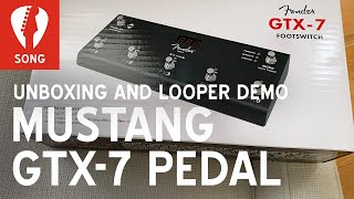 Video thumbnail for Fender GTX-7 Footswitch Pedal for Mustang GTX-50, GTX-100, GT Amps - UNBOXING and LIVE LOOPING Demo by Steve Guitar