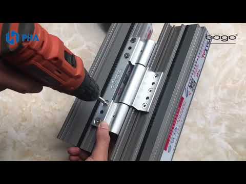 Hướng dẫn lắp Bản lề  Bogo - Nhôm Cầu