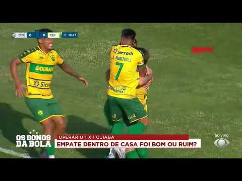 Operário 1 x 1 Cuiabá | Série B | Veja a entrevista de Alex e lances do jogo