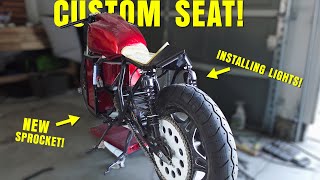ELECTRIC CAFE RACER for $4,000 | Making a Fiberglass Seat (Because We Have To!)
