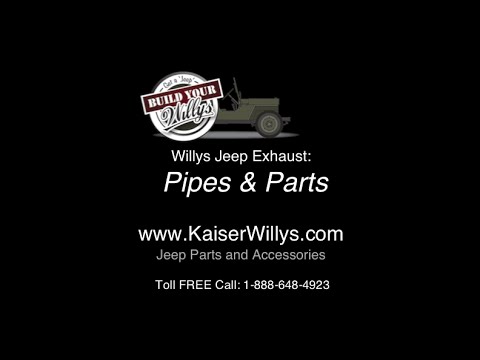 Willys Jeep Exhaust Pipes & Parts