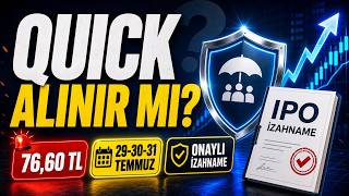 #QUİCK Sigorta Halka Arzı Detaylı Analiz #halkaarz