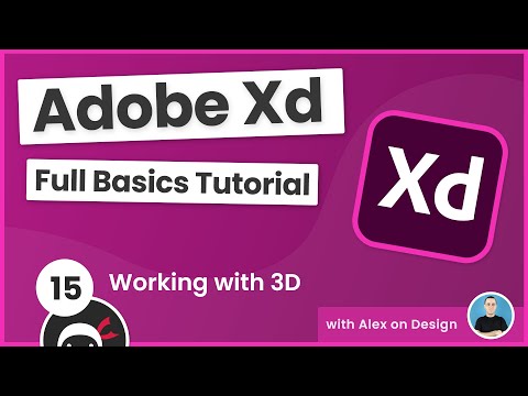 Adobe Xd Basics Tutorial 15 3D in Adobe Xd