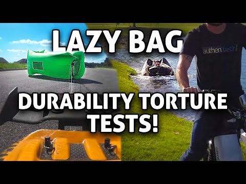 Lazy Bag TORTURE Durability Test!! AeroBon vs ChillaX (Portable Inflatable Lounger)