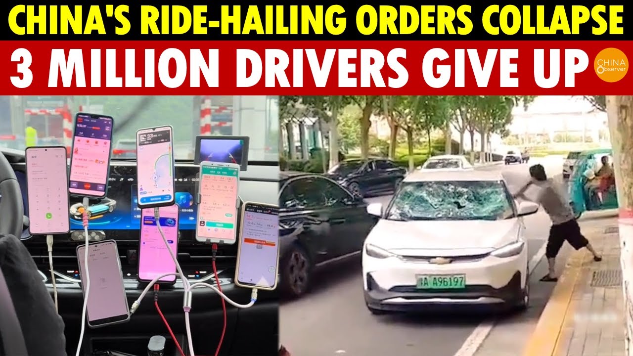 China’s Ride-Hailing Orders Plunge by 700 Million! 3 Million Drivers Give Up, Can’t Get a Single Job