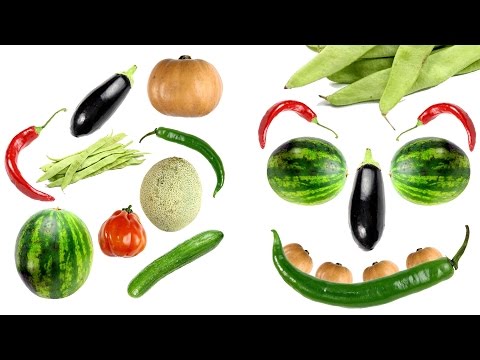 Nauka warzyw dla dzieci - kroimy prawdziwe warzywa owocowe | CzyWieszJak