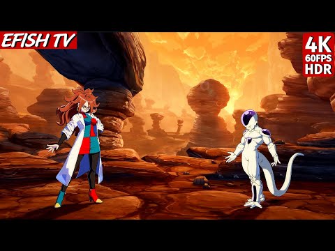 Lab Android 21 vs Frieza (Hardest AI) - Dragon Ball FighterZ (PS5 4K 60FPS)