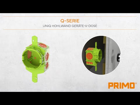 P270 UniQ Hohlwand Geräte-V-Dose 73 mm