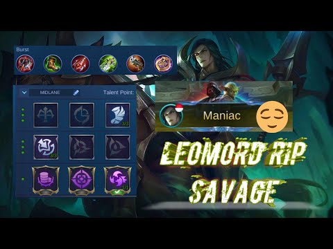 RIP SAVAGE !! Offlane Leomord | MLBB