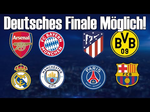 Die besten Lose für Dortmund & Bayern? Champions League Viertelfinale Auslosung 2023/24