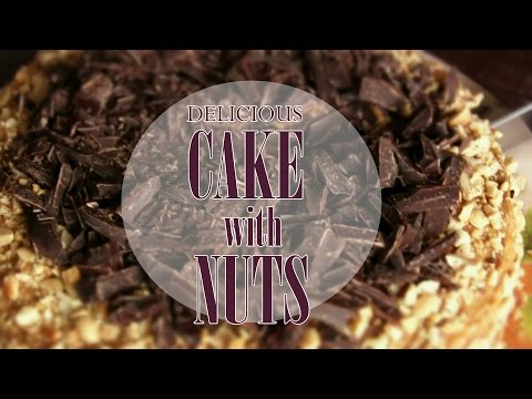 delicious cake with nuts | nut cake recipes