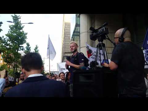 Przemówienie Jaoka na proteście przeciwko Acta 2