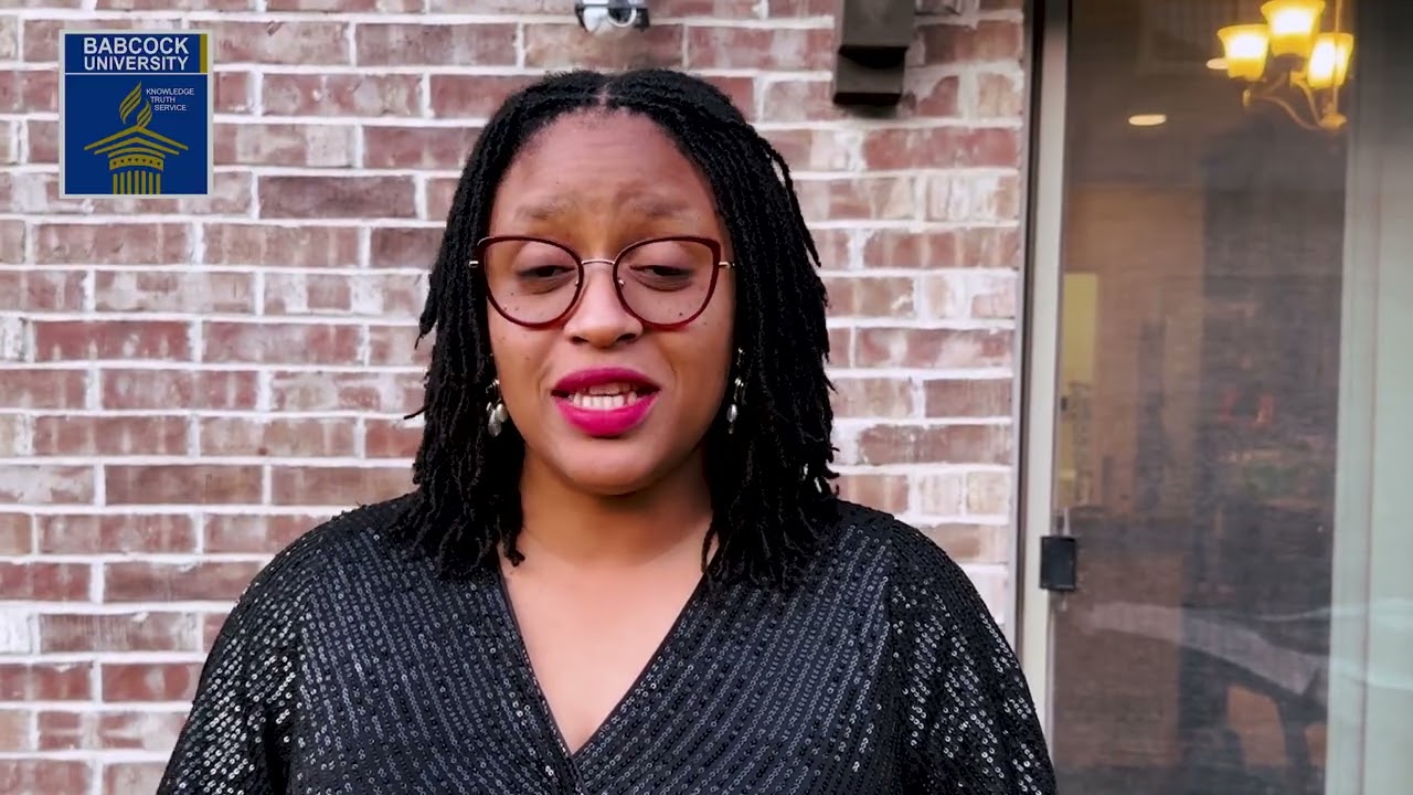 Adebambi Enahoro - Babcock Experience