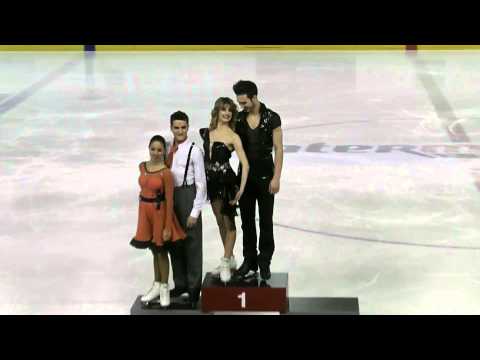 Estelle ELIZABETH et Romain LE GAC - Podium Championnat de France Juniors - Epinal 2013