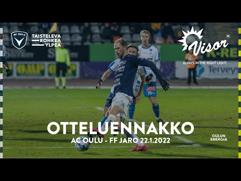 ACOTV: Visor otteluennakko AC Oulu - FF Jaro 22.1.2022 (Harjoitusottelu)