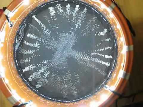 Киматика шаманские барабаны, Cymatics, shamanic drums