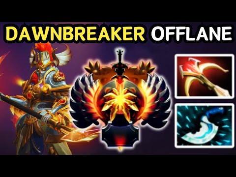 🔥 DAWNBREAKER OFFLANE IS OVERLOADED 🔥 DOTA 2