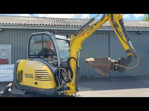 Video: Wacker Neuson 2503 minigravemaskine 1