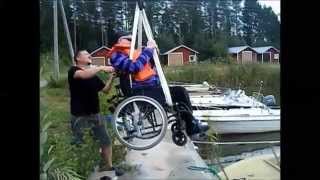 preview picture of video 'wheelchair bound CHECK HERE HOW!  You can arrange with lifting devices for wheelchair users.,,'