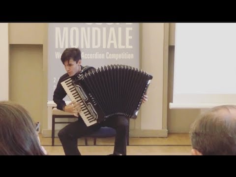 71st Accordion Coupe Mondiale Championship: Junior  Accordion Coupe - Round 1 (Lithuania)