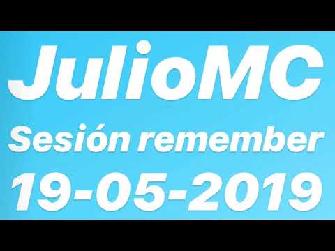 JulioMC Sesión 19-05-2019