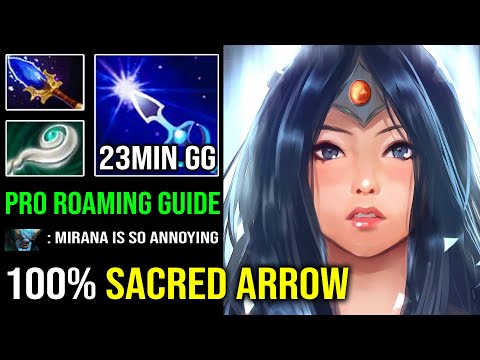 100% GUARANTEE ARROW Eul's Scepter Roaming Mirana Easy 23Min GG Counter Everyone Dota 2