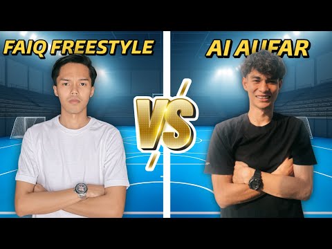 TEAM FAIQ FREESTYLE VS TEAM AI AUFAR LAWAN FUTSAL!