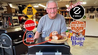 Stuffed Pork Tenderloin Wrapped With Bacon! / Z-Grills Portable Pellet Smoker!