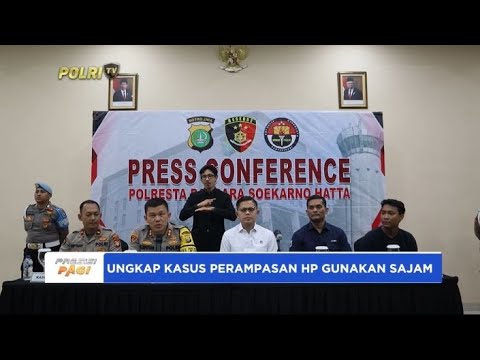 UNGKAP KASUS PERAMPASAN HP GUNAKAN SAJAM POLRESTA BANDARA SOETTA