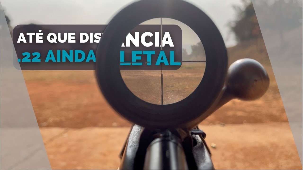 Até que distância .22 lr é letal - Parte 1