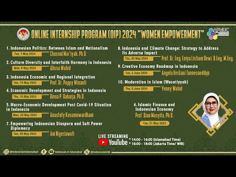 OIP 2024 on "Islamic Finance and Indonesian Economy" by Prof. Dian Masyita, Ph.D.,