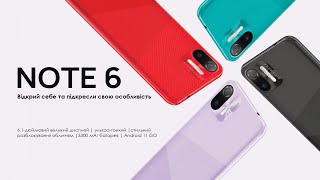 Ulefone Note 6 1/32GB Red - відео 1