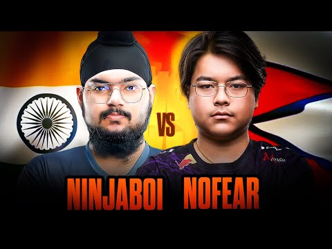 “NinjaBoi 🇮🇳 vs NoFear 🇳🇵 | Who is better? 