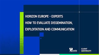 How to evaluate Dissemination, Exploitation and Communication in Horizon Europe proposals