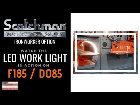 LED Work Light on SCOTCHMAN FI85 - 85-ton Ironworker - USA MADE