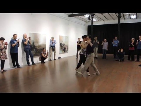 Joachim Dietiker  and  Michelle Marsidi  are  dancing  to  the  vals  "  Recuerdo  "  by  Ricardo Tanturi