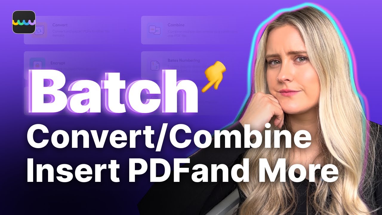 How to Batch Create/Convert/Combine/Print PDF and More!