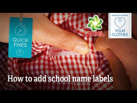 How to add school name labels