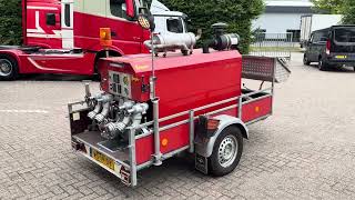 Противопожарна помпена станция Anssems A-S1300-2513 6-cilinder diesel motor + pomp Inclusief toebehoren | Изображение 2 - Autoline