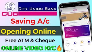 City Union Bank Account Opening Online | City Union Bank Account kaise open kare 2024