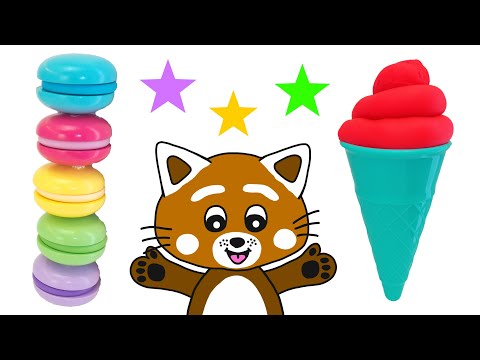 Pukkins gör roliga glassar av leksaker  - Lek och lär - Lek med oss