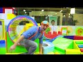 Blippi's Visits Indoor Trampoline Park