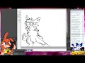 The Wolfpack lurks during Mischief Night, for a Halloween themed art stream!